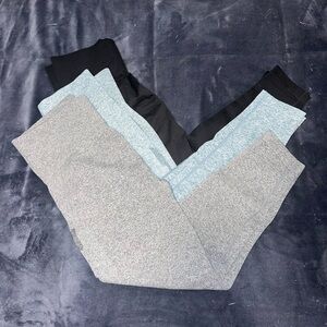 Scrunch Butt Athletic Leggings in Black, Blue, and Grey